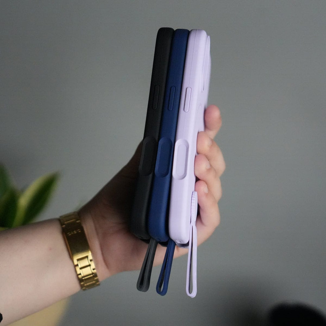 FRATO iPhone 17 Series iPhone 17 Silicone Case | Magnetic Ring | Silicone Rotating Grip Strap Cover