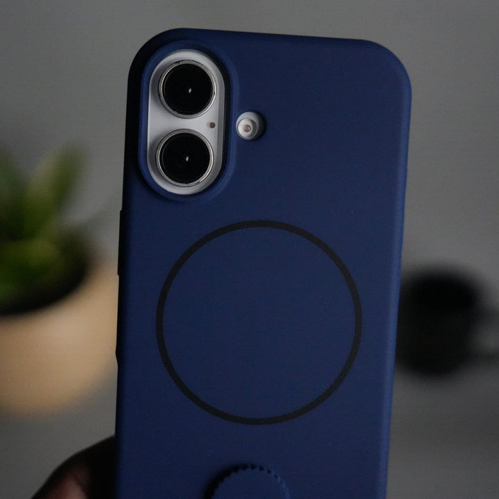 FRATO iPhone 17 Series iPhone 17 Silicone Case | Magnetic Ring | Silicone Rotating Grip Strap Cover