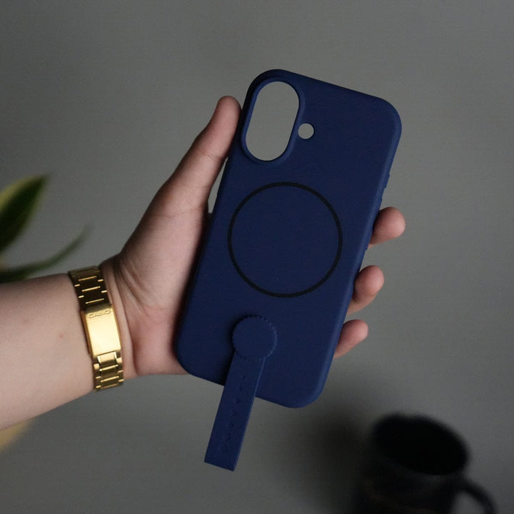 FRATO iPhone 17 Series iPhone 17 Silicone Case | Magnetic Ring | Silicone Rotating Grip Strap Cover