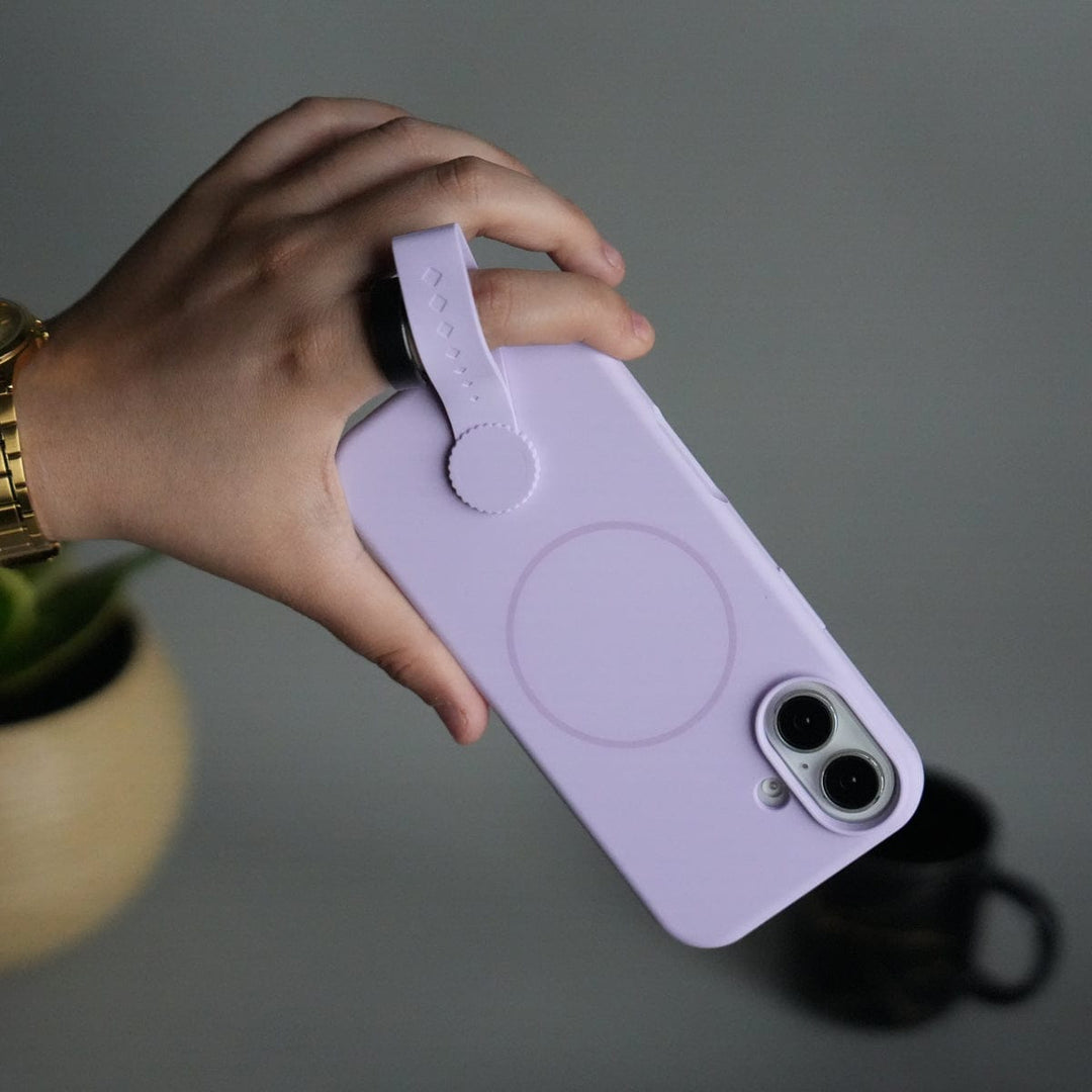 FRATO iPhone 17 Series iPhone 17 Silicone Case | Magnetic Ring | Silicone Rotating Grip Strap Cover