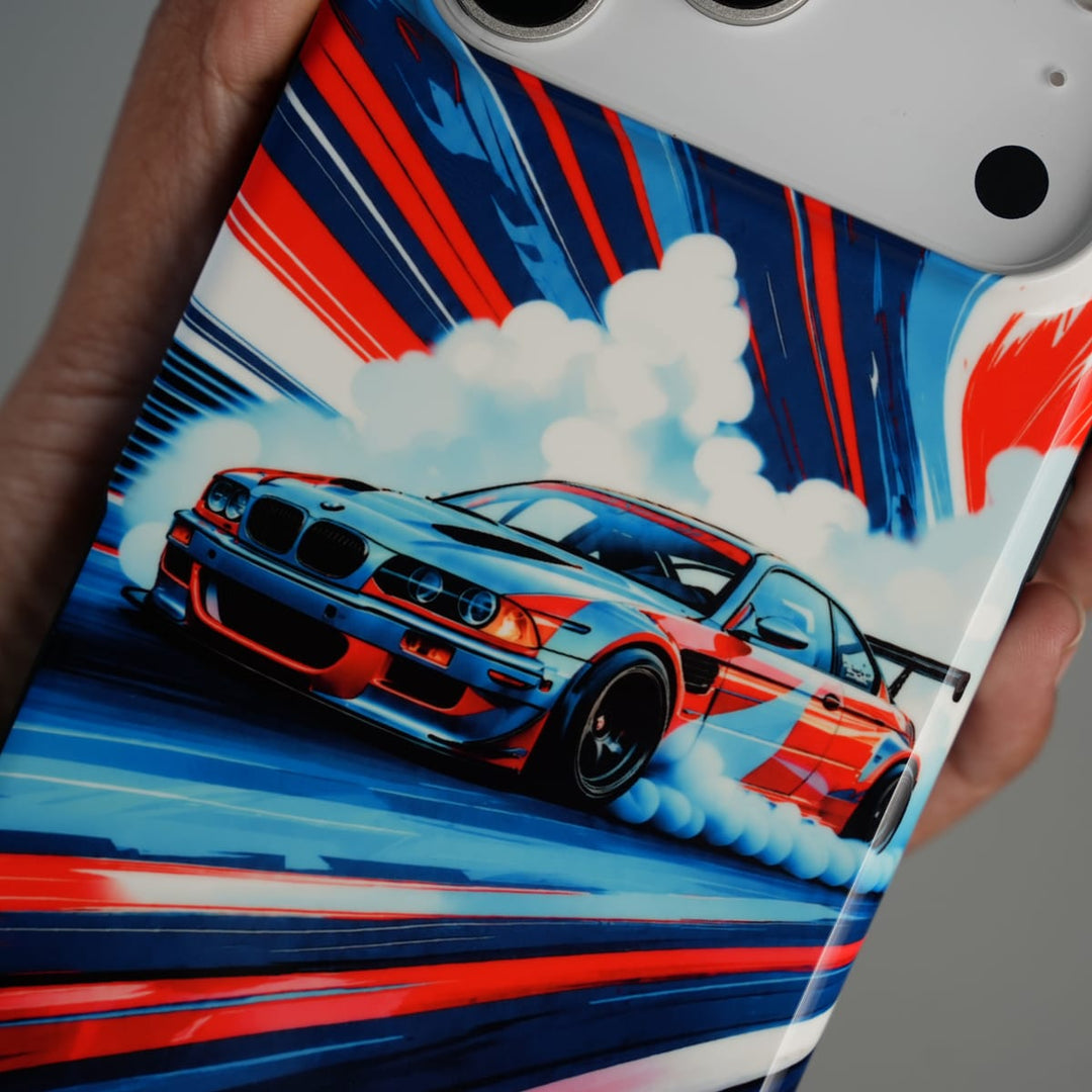 FRATO iPhone 17 Series iPhone Racing Drift Graphic Case Sports Car Edition HD Cover