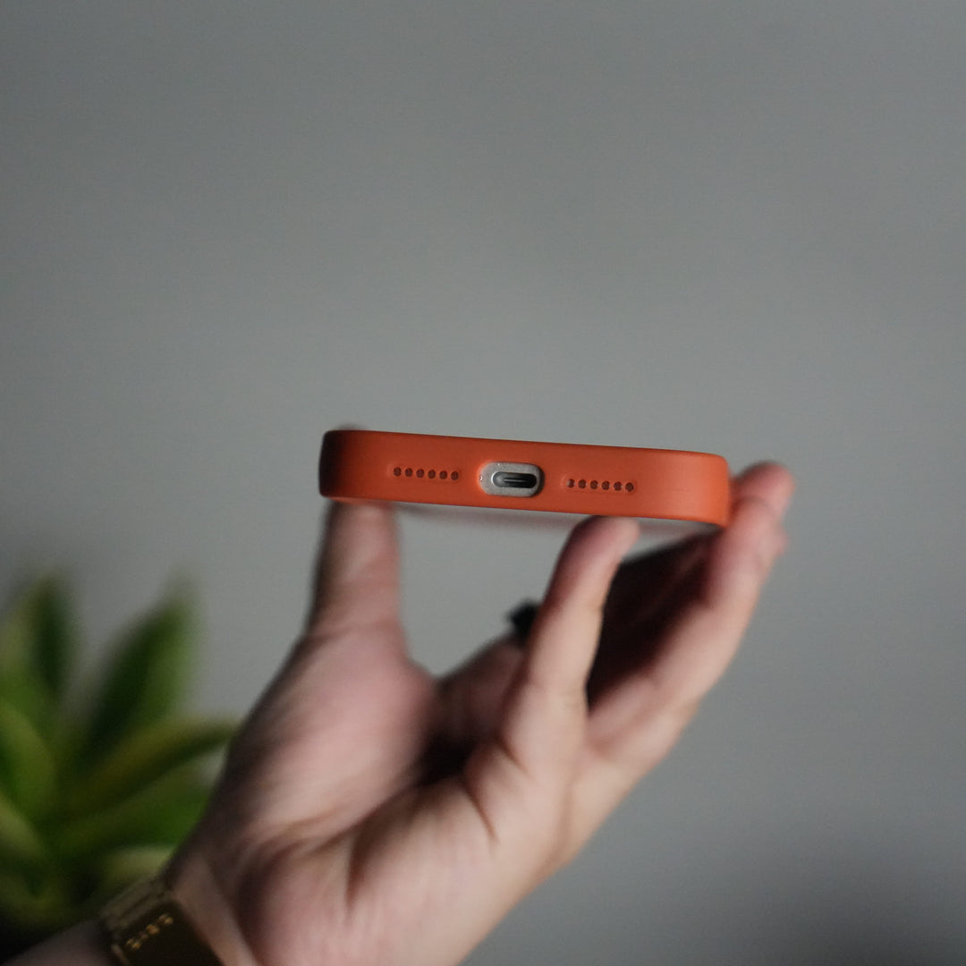 FRATO iPhone 17 Series iPhone Series Matte MagSafe Case | Metallic Camera Frame Edition | Orange