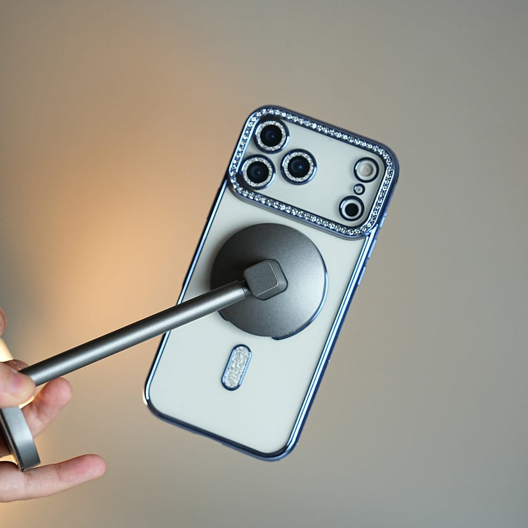 FRATO iPhone 17 Series Luxury Crystal MagSafe Case for iPhone 17 Series | Rhinestone Camera Frame