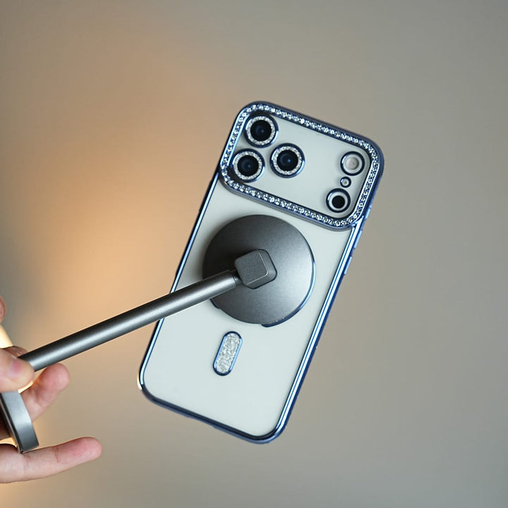 FRATO iPhone 17 Series Luxury Crystal MagSafe Case for iPhone 17 Series | Rhinestone Camera Frame