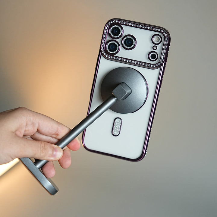 FRATO iPhone 17 Series Luxury Crystal MagSafe Case for iPhone 17 Series | Rhinestone Camera Frame