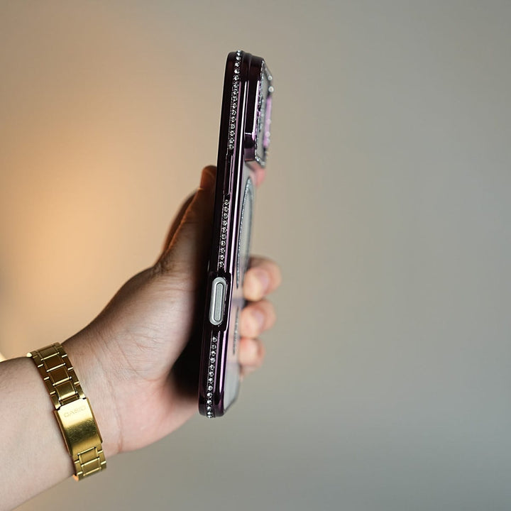 FRATO iPhone 17 Series Luxury Crystal MagSafe Case for iPhone 17 Series | Rhinestone Camera Frame