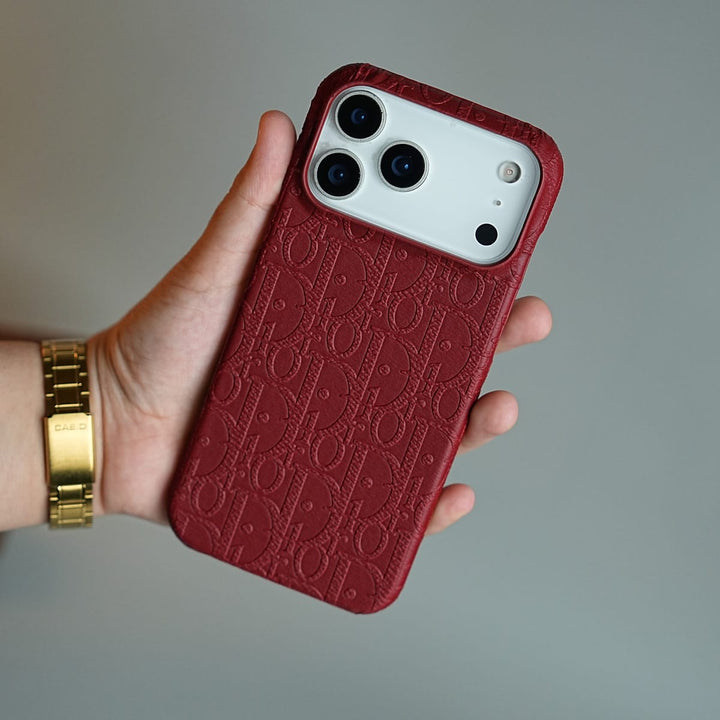 FRATO iPhone 17 Series Luxury Monogram Case for iPhone 17 Series | PU Leather Designer Cover
