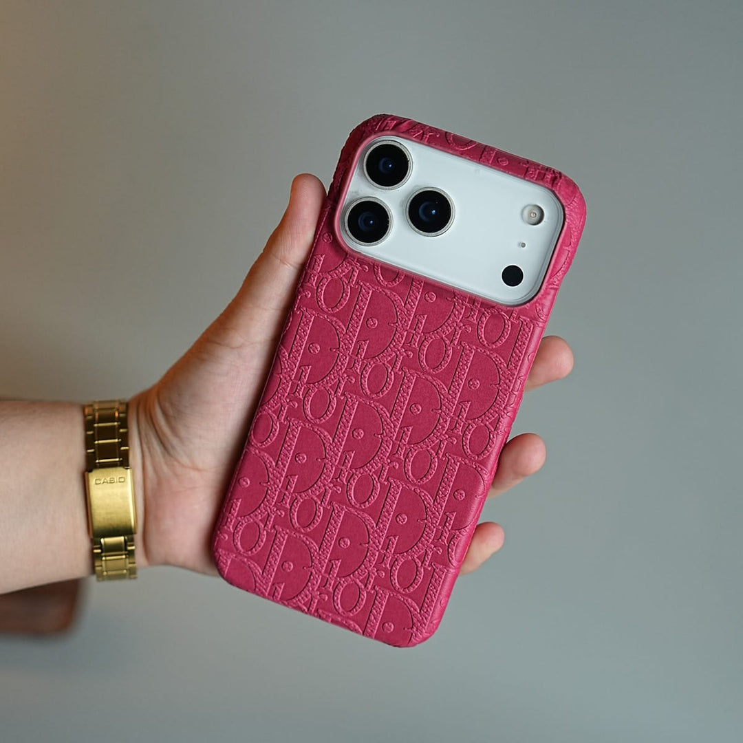 FRATO iPhone 17 Series Luxury Monogram Case for iPhone 17 Series | PU Leather Designer Cover
