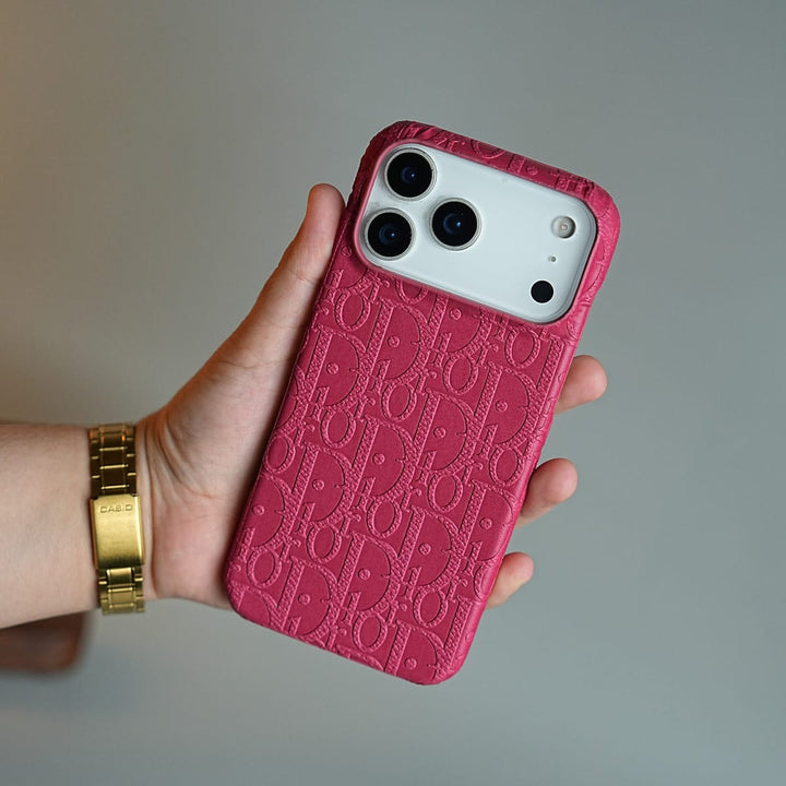 FRATO iPhone 17 Series Luxury Monogram Case for iPhone 17 Series | PU Leather Designer Cover