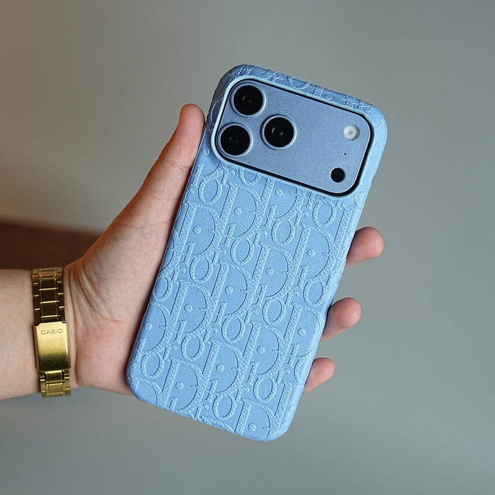 FRATO iPhone 17 Series Luxury Monogram Case for iPhone 17 Series | PU Leather Designer Cover
