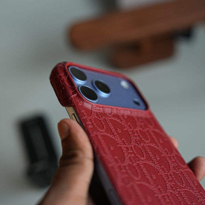 FRATO iPhone 17 Series Luxury Monogram Case for iPhone 17 Series | PU Leather Designer Cover