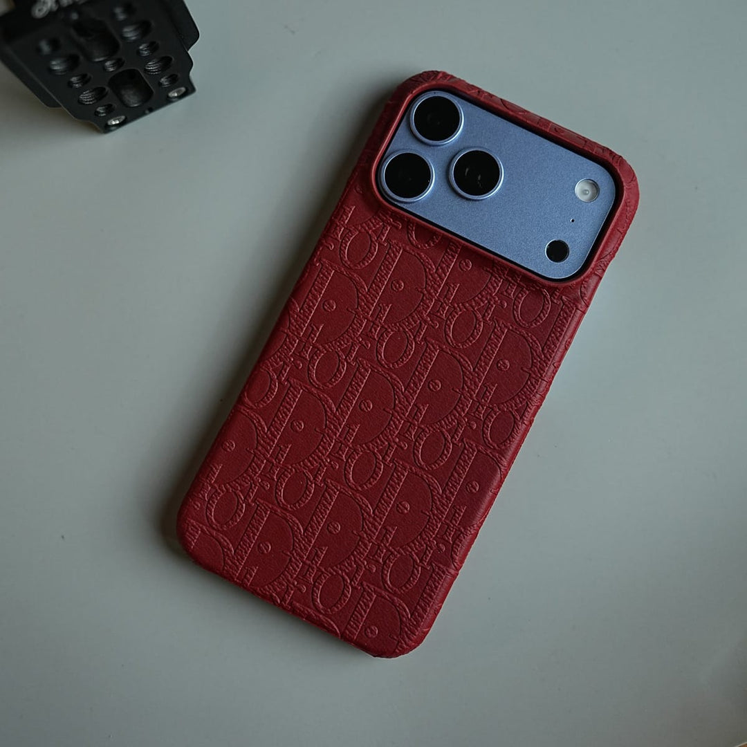 FRATO iPhone 17 Series Luxury Monogram Case for iPhone 17 Series | PU Leather Designer Cover