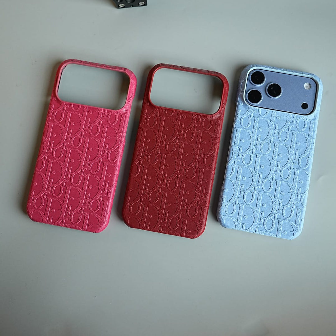 FRATO iPhone 17 Series Luxury Monogram Case for iPhone 17 Series | PU Leather Designer Cover