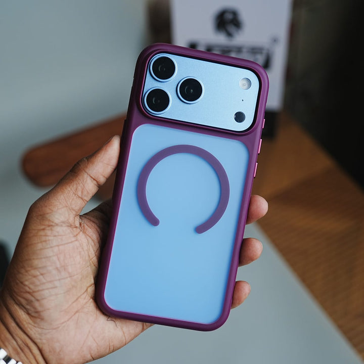 FRATO iPhone 17 Series Matte Frosted Magnetic Case for 17 Series | Raised Camera Frame Protective Cover