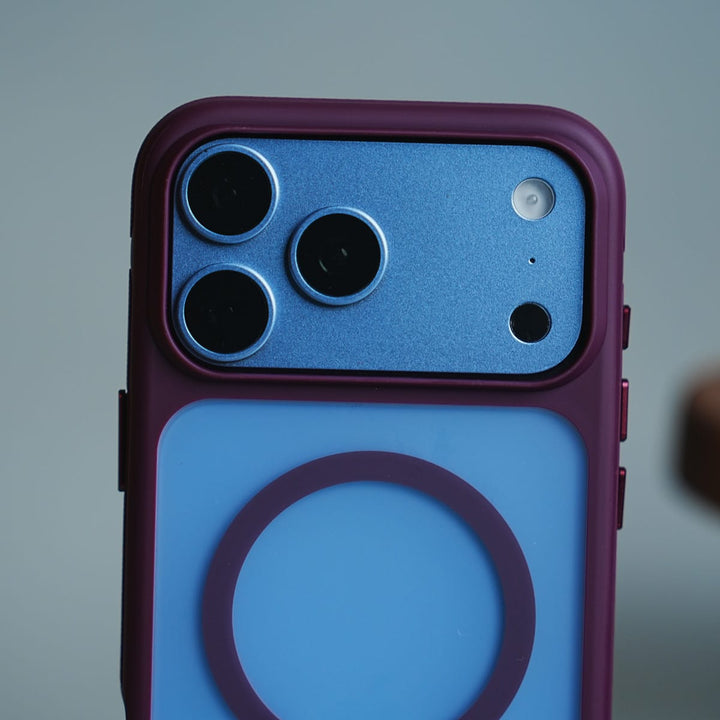 FRATO iPhone 17 Series Matte Frosted Magnetic Case for 17 Series | Raised Camera Frame Protective Cover