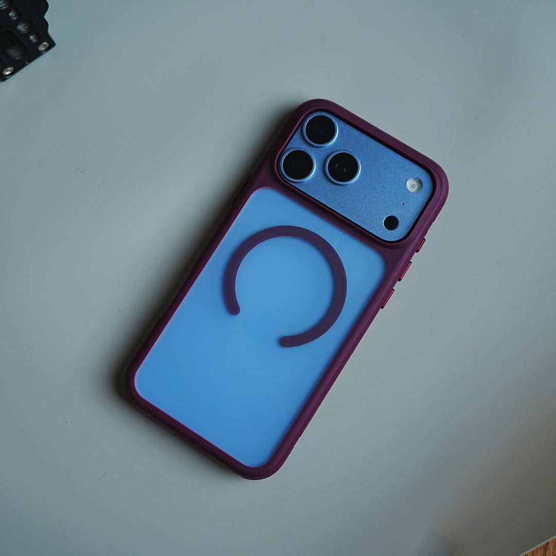 FRATO iPhone 17 Series Matte Frosted Magnetic Case for 17 Series | Raised Camera Frame Protective Cover