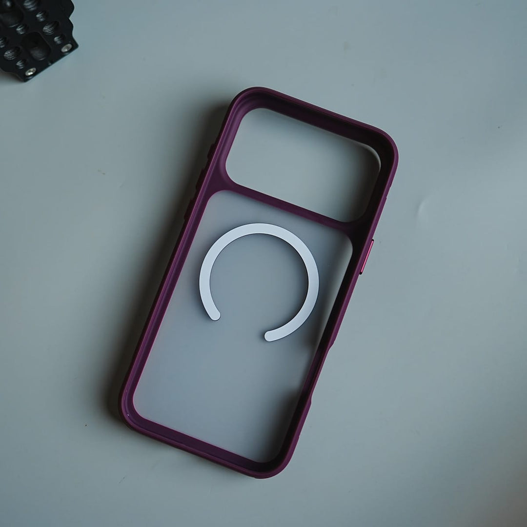 FRATO iPhone 17 Series Matte Frosted Magnetic Case for 17 Series | Raised Camera Frame Protective Cover