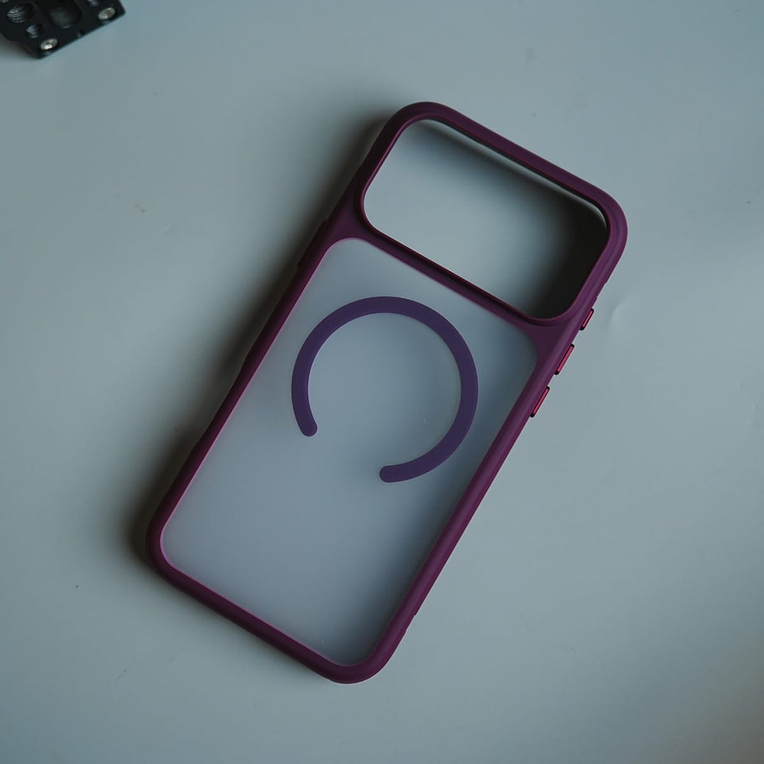 FRATO iPhone 17 Series Matte Frosted Magnetic Case for 17 Series | Raised Camera Frame Protective Cover