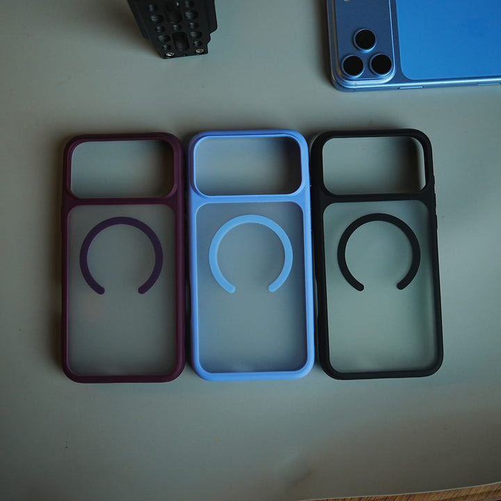 FRATO iPhone 17 Series Matte Frosted Magnetic Case for 17 Series | Raised Camera Frame Protective Cover