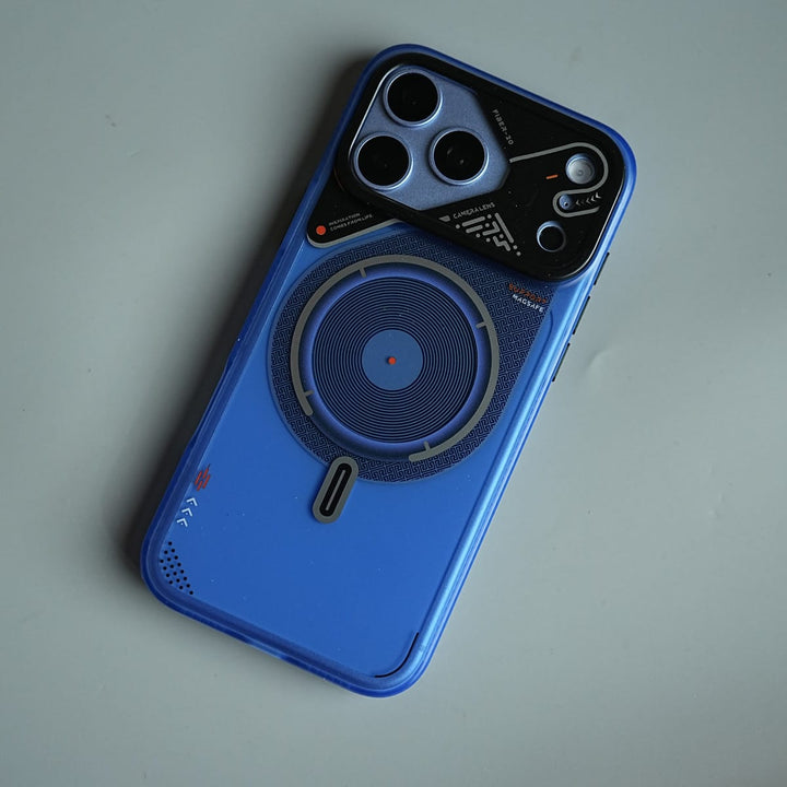 FRATO iPhone 17 Series Mechanical Design Magnetic Case for 17 Series | Translucent Protective Cover
