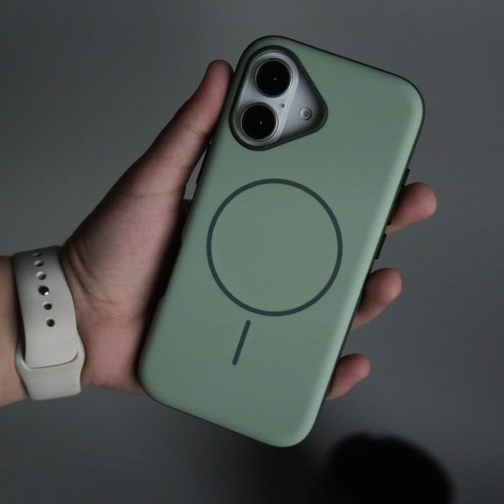 FRATO iPhone 17 Series Mint Green iPhone 17 Soft Touch MagSafe Case | Matte Finish with Color Camera Frame