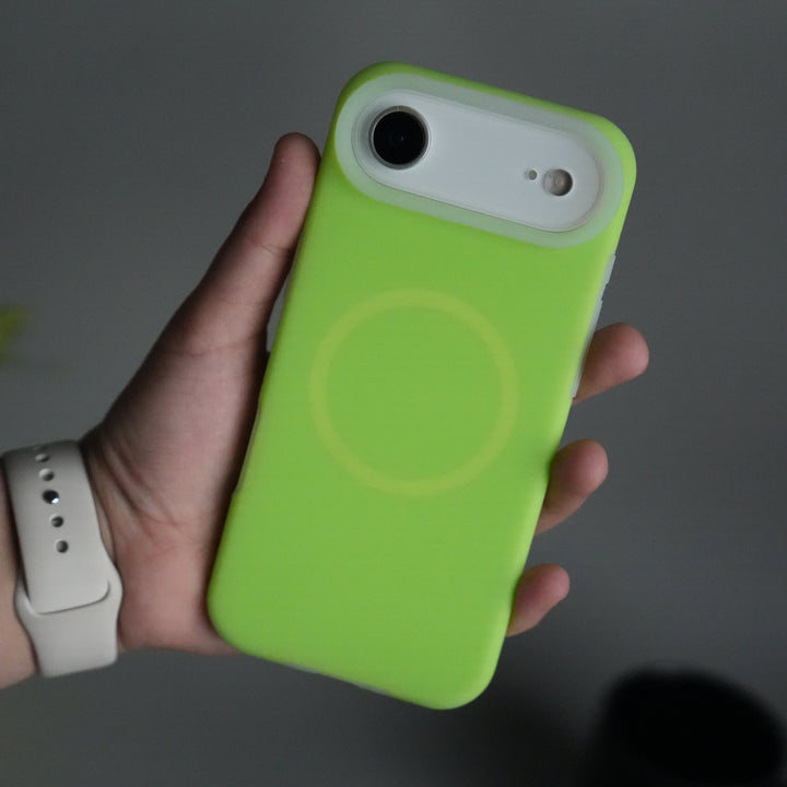 FRATO iPhone 17 Series Neon Green iPhone 17 Air Slim Soft &amp; Colorful Protection Case