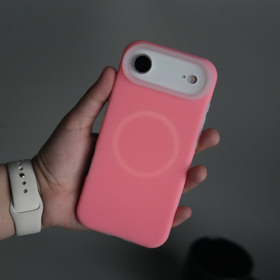 FRATO iPhone 17 Series Neon Pink iPhone 17 Air Slim Soft &amp; Colorful Protection Case