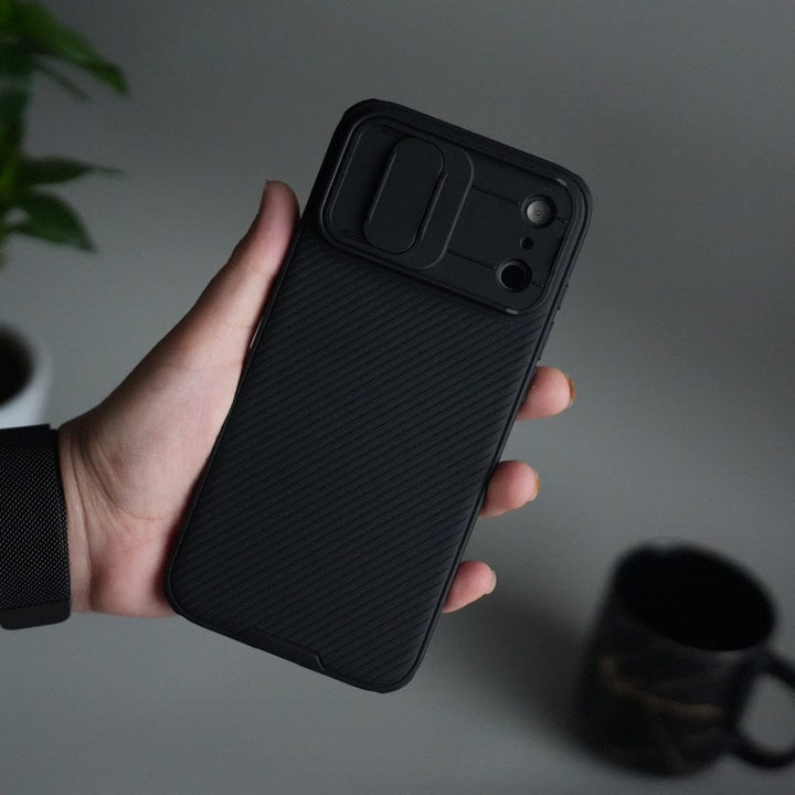 FRATO iPhone 17 Series Nillkin iPhone 17 Pro Max Camera Shutter Case | Slim Shockproof Privacy Cover with Lens Protection