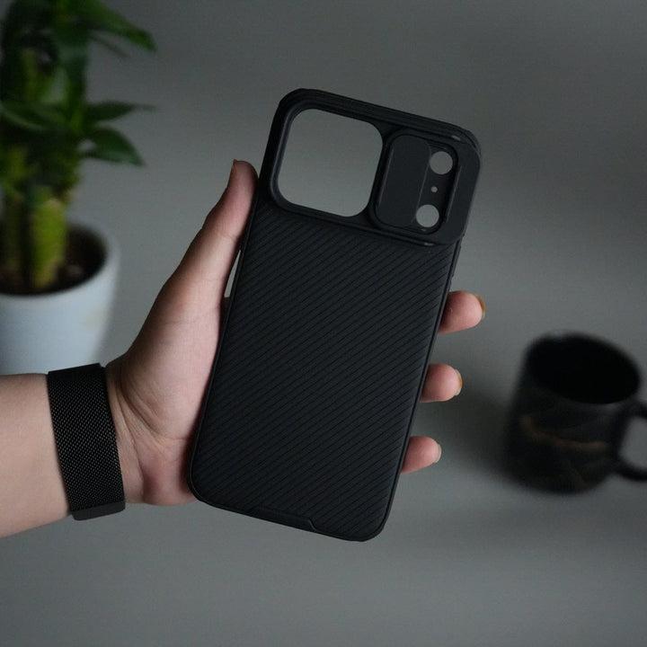 FRATO iPhone 17 Series Nillkin iPhone 17 Pro Max Camera Shutter Case | Slim Shockproof Privacy Cover with Lens Protection