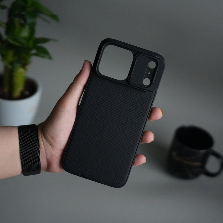 FRATO iPhone 17 Series Nillkin iPhone 17 Pro Max Camera Shutter Case | Slim Shockproof Privacy Cover with Lens Protection