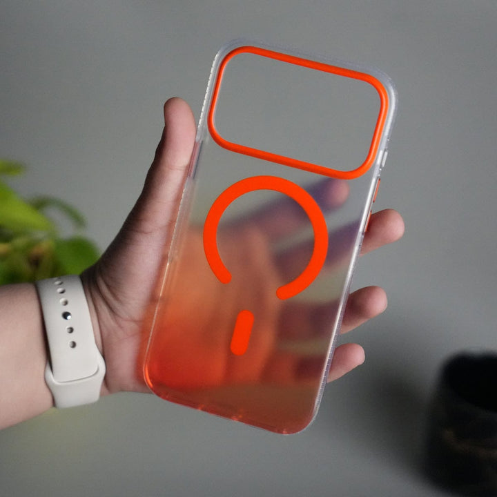 FRATO iPhone 17 Series Orange iPhone 17 Pro Max Dual Shade Matte MagSafe Case Cover