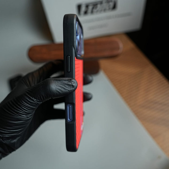 FRATO iPhone 17 Series Performance Sports Car Logo dual Shade Design Case for iPhone 17 Series