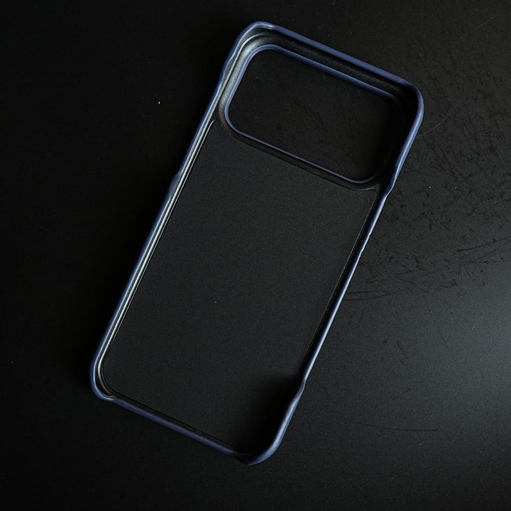 FRATO iPhone 17 Series Premium H-Style PU Leather Case for iPhone 17 Series | Luxury Designer-Inspired Protective Cover| Blue