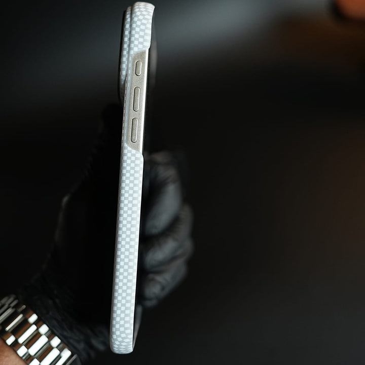 FRATO iPhone 17 Series Premium Micro Check Pattern Case for Phone 17 Series | Magsafe Compatibility