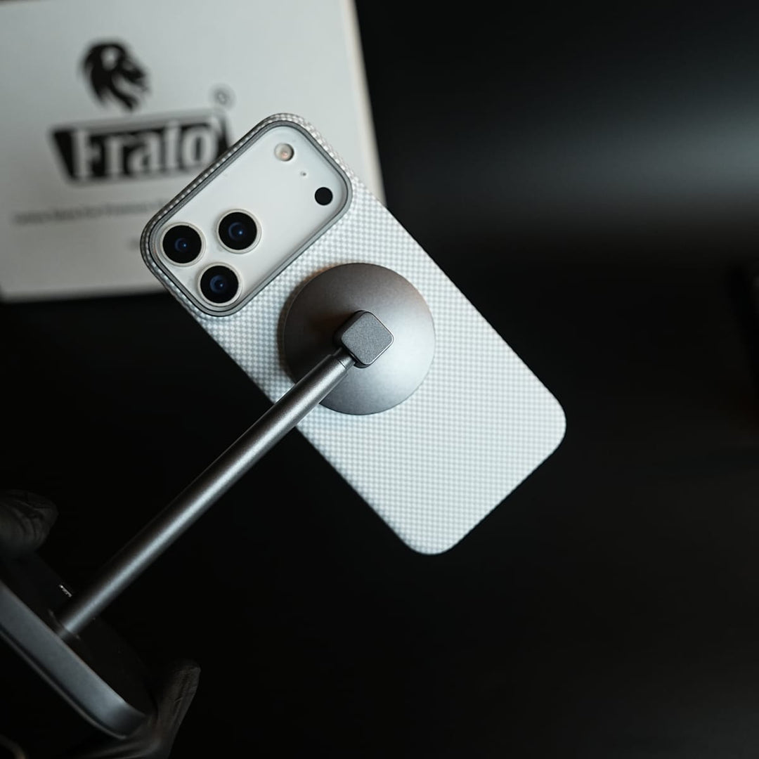 FRATO iPhone 17 Series Premium Micro Check Pattern Case for Phone 17 Series | Magsafe Compatibility