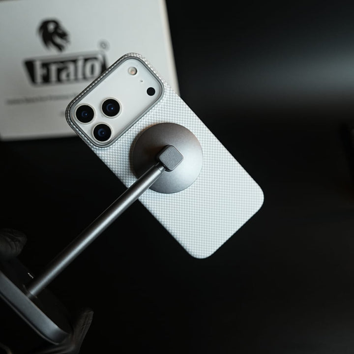 FRATO iPhone 17 Series Premium Micro Check Pattern Case for Phone 17 Series | Magsafe Compatibility