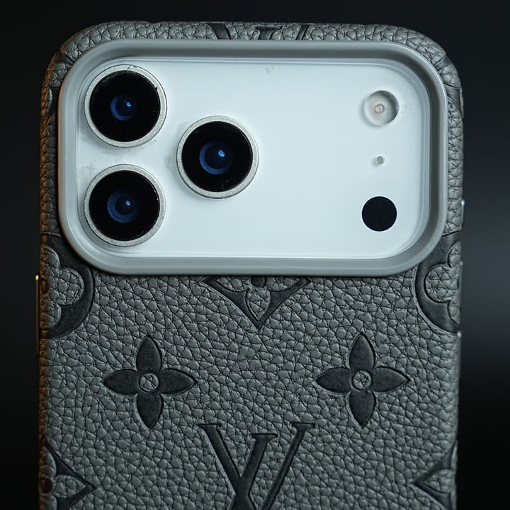 FRATO iPhone 17 Series Premium Monogram Pattern Leather-Texture Case for iPhone 17 Series | Protective Back Cover