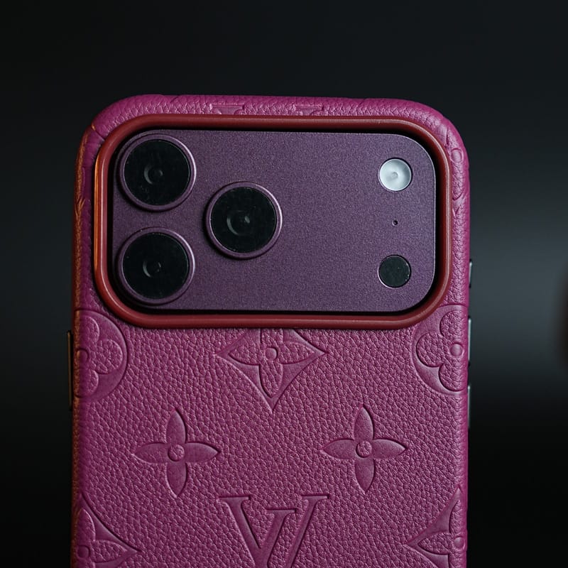 FRATO iPhone 17 Series Premium Monogram Pattern Leather-Texture Case for iPhone 17 Series | Protective Back Cover