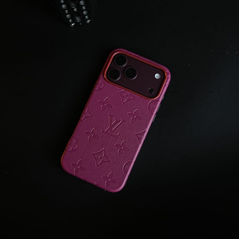 FRATO iPhone 17 Series Premium Monogram Pattern Leather-Texture Case for iPhone 17 Series | Protective Back Cover
