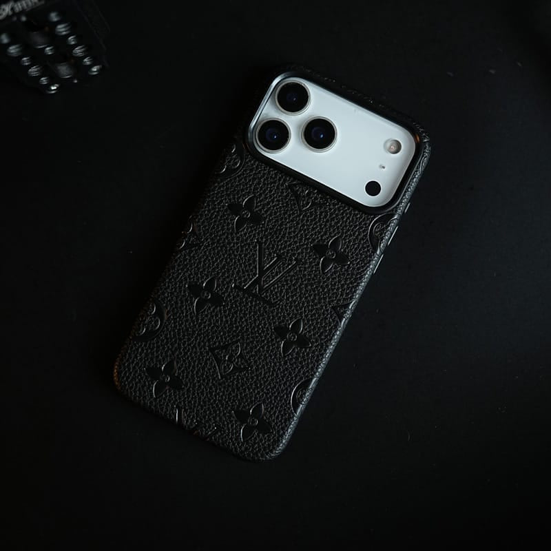 FRATO iPhone 17 Series Premium Monogram Pattern Leather-Texture Case for iPhone 17 Series | Protective Back Cover