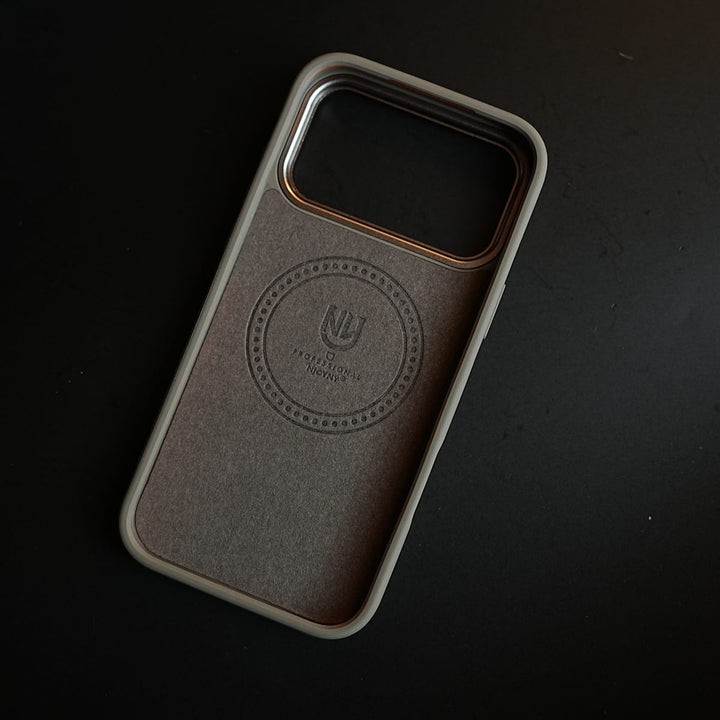 FRATO iPhone 17 Series Premium PU Leather Case for iPhone 17 Series | Metal Camera Frame
