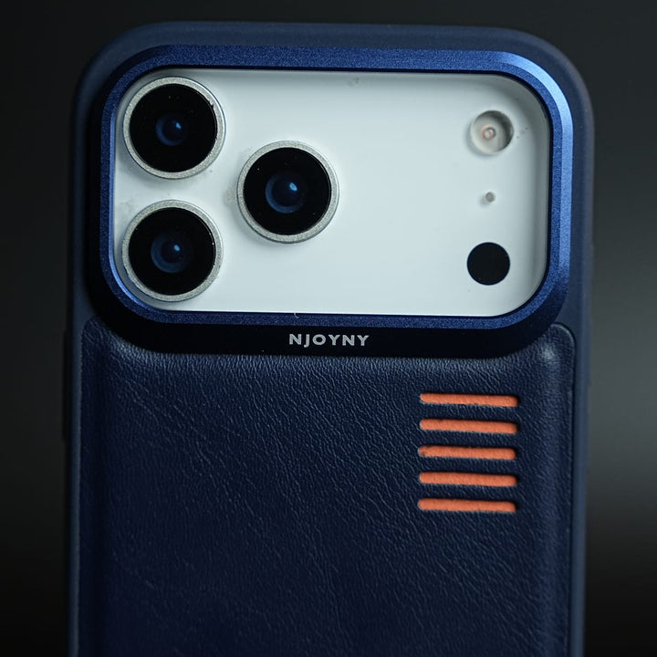 FRATO iPhone 17 Series Premium PU Leather Case for iPhone 17 Series | Metal Camera Frame
