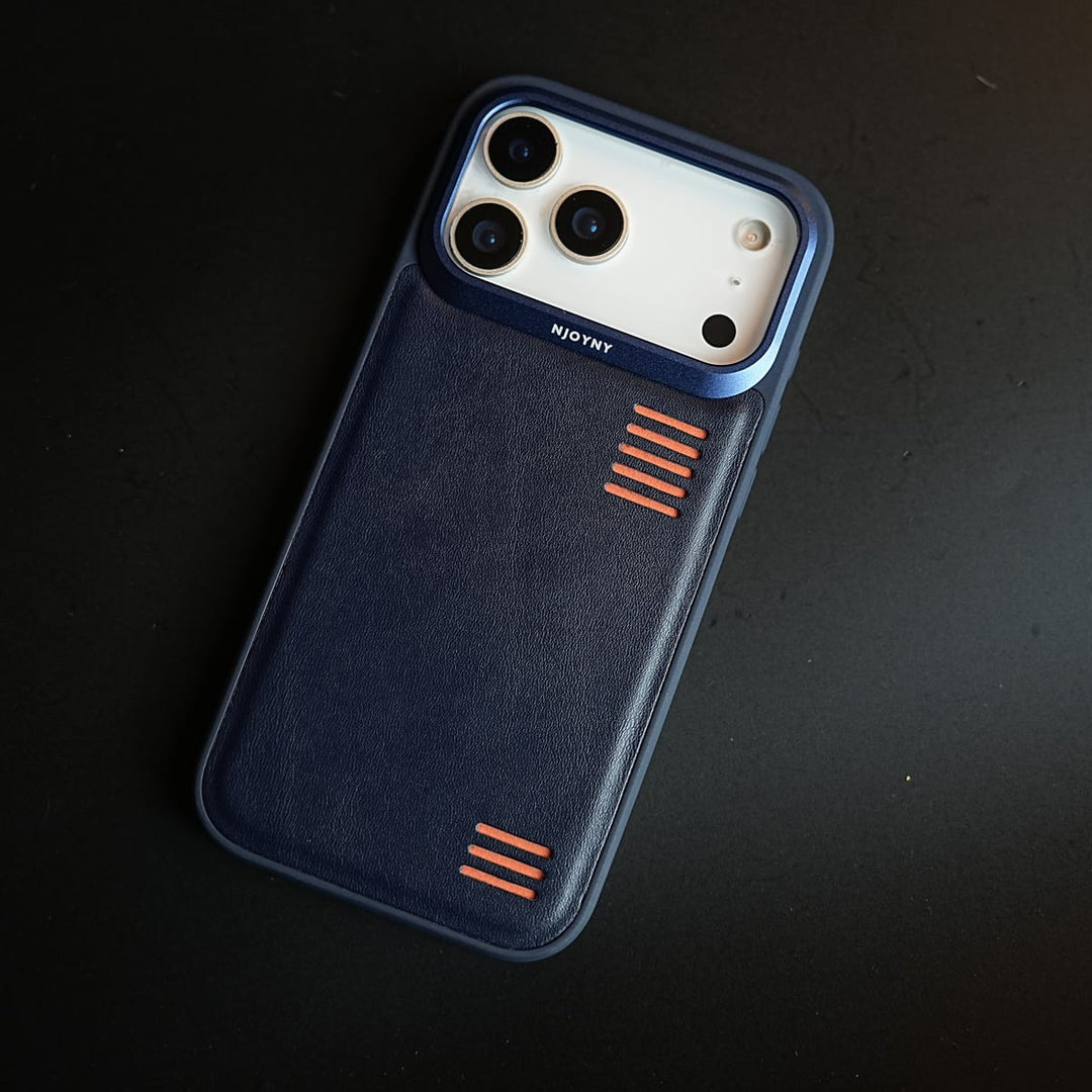 FRATO iPhone 17 Series Premium PU Leather Case for iPhone 17 Series | Metal Camera Frame