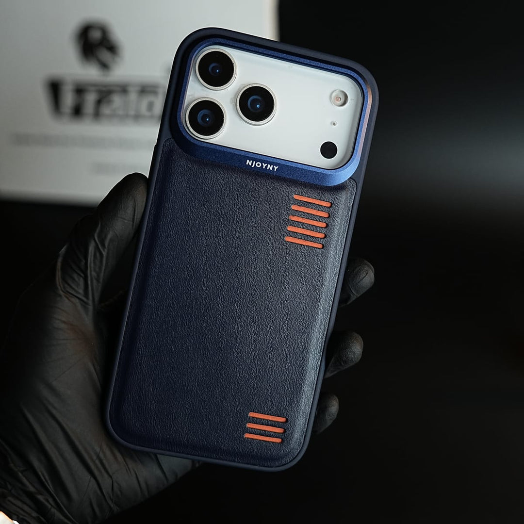 FRATO iPhone 17 Series Premium PU Leather Case for iPhone 17 Series | Metal Camera Frame