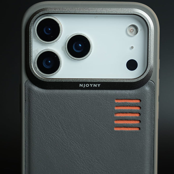 FRATO iPhone 17 Series Premium PU Leather Case for iPhone 17 Series | Metal Camera Frame