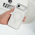 iPhone 17 Air Clear Acrylic MagSafe Case with Soft Silicone Bumper | Transparent Shockproof Cover
