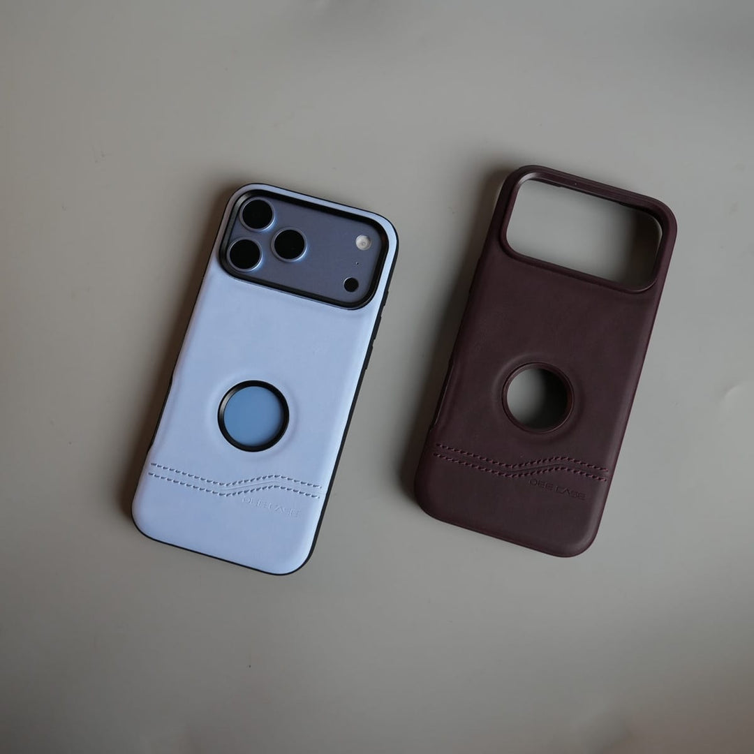 FRATO iPhone 17 Series Stitched Leather Texture Case for 17 Series | Raised Camera Protection Cover