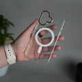 iPhone 17 Glitter MagSafe Case | Transparent Cover with Sparkle Finish & Metallic Camera Bumper