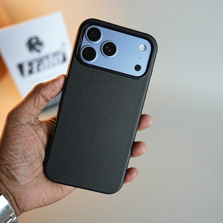 FRATO iPhone 18 Series 18 Pro / Black Premium Leather-Texture Case for iPhone 18 Series | MagSafe Compatible Cover