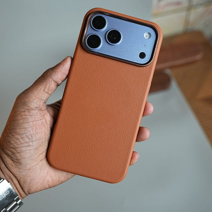 FRATO iPhone 18 Series 18 Pro / Brown Premium Leather-Texture Case for iPhone 18 Series | MagSafe Compatible Cover